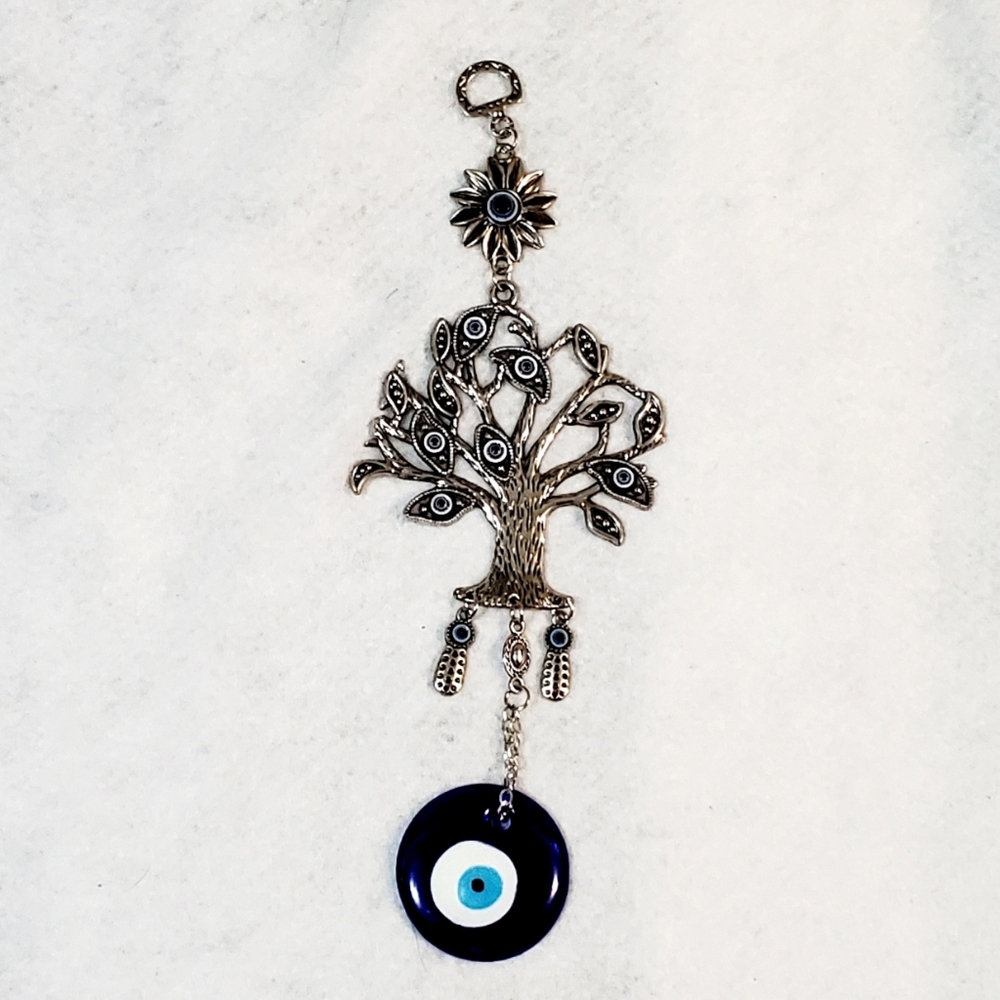 Evil Eye Tree of Life wall hanging